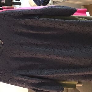 Navy Lace Ann Taylor dress sz 12